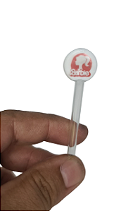 Piteira de vidro Barbie inspiração diversas cores