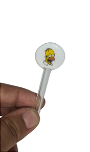 Piteira de vidro Simpsons inspiração diversas cores