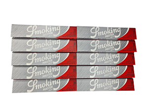 10 livretos Seda Smoking Master Atacado Original