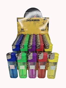 Caixa Isqueiro automático Blaz 50 unidades diversas cores