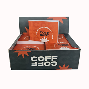 Caixa piteira de papel mega large Coff Coff branca