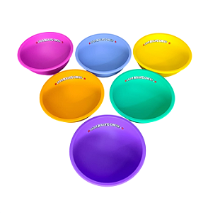 Cuia de silicone Lion Rolling Circus kit com 12 diversas cores