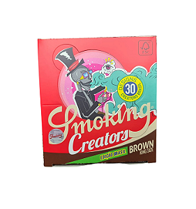 Caixa Seda Smoking Brown Creators Original Edição Limitada