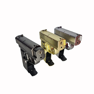 Maçarico pistola Spinner com LED e Laser diversas cores Atacado
