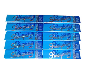 Seda Smoking Azul Smoqueen Sapphire 10 Livretos