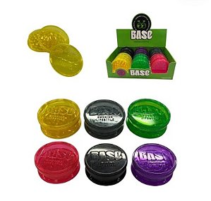 Triturador de plástico grande 3 partes ultra resistente Base diversas cores 61mm