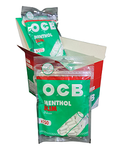 Refresque sua Sessão com os Filtros Slim OCB Menthol 6mm!