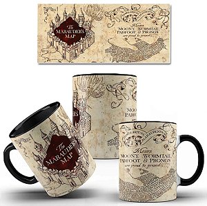 Caneca Harry Potter Mapa do Maroto