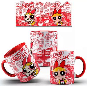 Caneca Florzinha Com Café Sem Café