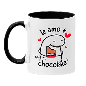 Caneca Flork Te Amo Mais Que Chocolate