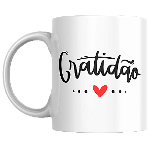 Caneca Gratidão Aprecie as Pequenas Coisas