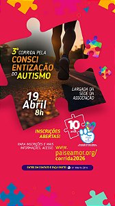 3ª Corrida da Associação Pais e Amor 2026