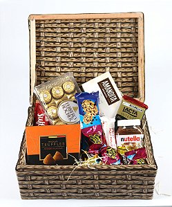 Cesta de chocolates Premium