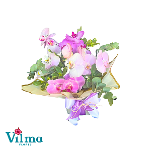 Arranjo de orquídeas