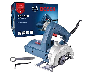 Serra Mármore elétrica Bosch GDC150 125mm 1500W azul