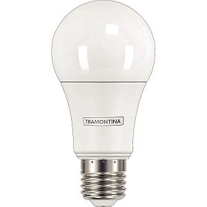 Lâmpada LED Tramontina Bulbo Base E27 9W Bivolt 6500 K Luz Branca