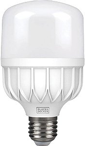 Lampada LED Alta Potencia Black+Decker, Branca, 20W, Bivolt, Base E27