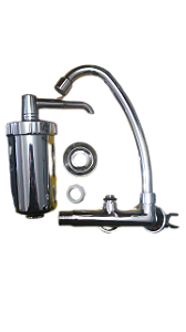 Torneira Bica Móvel ABS - Com filtro Parede