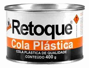 Massa Plástica Retoque 400g C/ Catalisador Cor Cinza