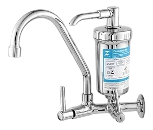 Torneira Bica Móvel Com Filtro Parede 1/4 de Volta