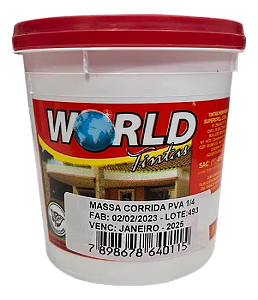 Massa Corrida Interna World Tintas 900 Ml