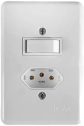 Interruptor Paralelo com Tomada 10A