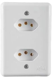 Tomada Dupla 20A Ilumi