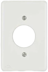 PLaca 4x2 com Furo Redondo para Tomada Antiga