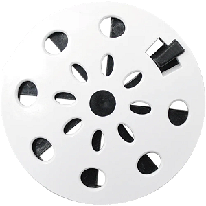 Grelha Redonda Abre e Fecha PVC 100X100 Astra