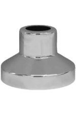 Canopla Redonda Abs Cromado para Registro