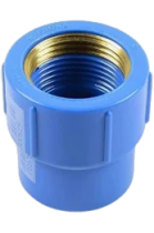 Luva Azul com Bucha Latão 25 x 3/4