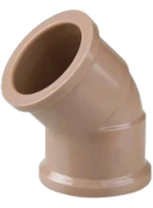 Cotovelo Joelho 3/4 45° Soldável 25mm Marrom