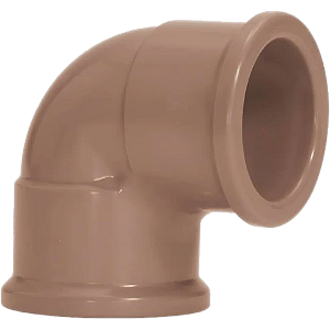 Cotovelo Joelho 1" 90° Soldável 32mm Marrom