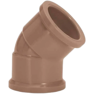 Cotovelo Joelho 1" 45° Soldável 32mm Marrom
