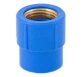 Luva Azul com Bucha Latão 20 x 1/2