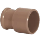 Bucha De Redução Soldável Longa 32x20mm Pvc Marrom