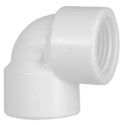 Cotovelo Joelho 1/2 90° Rosca Branco