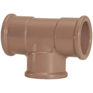 Tee Soldável Marrom 50mm
