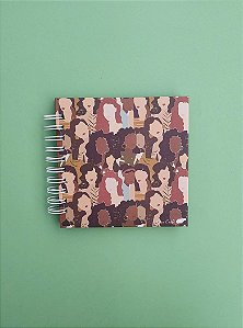 Caderno de Ideias - Mulheres em Cores - Quadrado