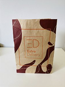 SACOLA KRAFT ESTRO DELIVERY - 500 Unidades