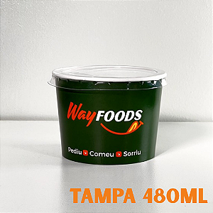 TAMPA PET WAY FOODS 480ML - 240 Unidades