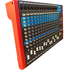 Mesa de Som MS16.4 EUX 16 Canais 4 Auxiliares Efeitos Xlr P10 USB Bluetooth Soundvoice