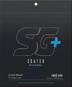 Encordoamento para guitarra SG COATED 0.10