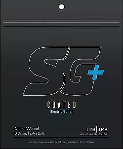 Encordoamento para guitarra SG COATED + 0.09