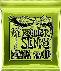 Encordoamento para guitarra Ernie Ball Super Slinky 0.10