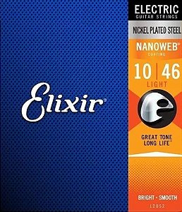Encordoamento para guitarra Elixir 0.10 - NICKEL PLATED STEEL