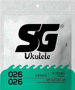 Encordoamento para ukulele SG  Nylon para Ukulele Soprano 026
