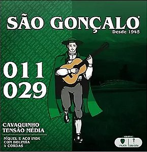 Encordoamento Corda São Gonçalo P/ Cavaquinho Cavaco 0.11