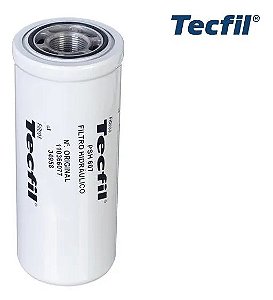 FILTRO HIDRAULICO CASE TECFIL PSH607, CASE 496209, 48142231, JOHN DEERE R205726