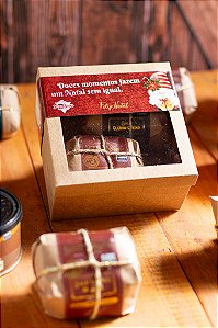 Kit Dupla Natalina - (Bala de Doce de Leite + Bala de Quebra-Queixo)